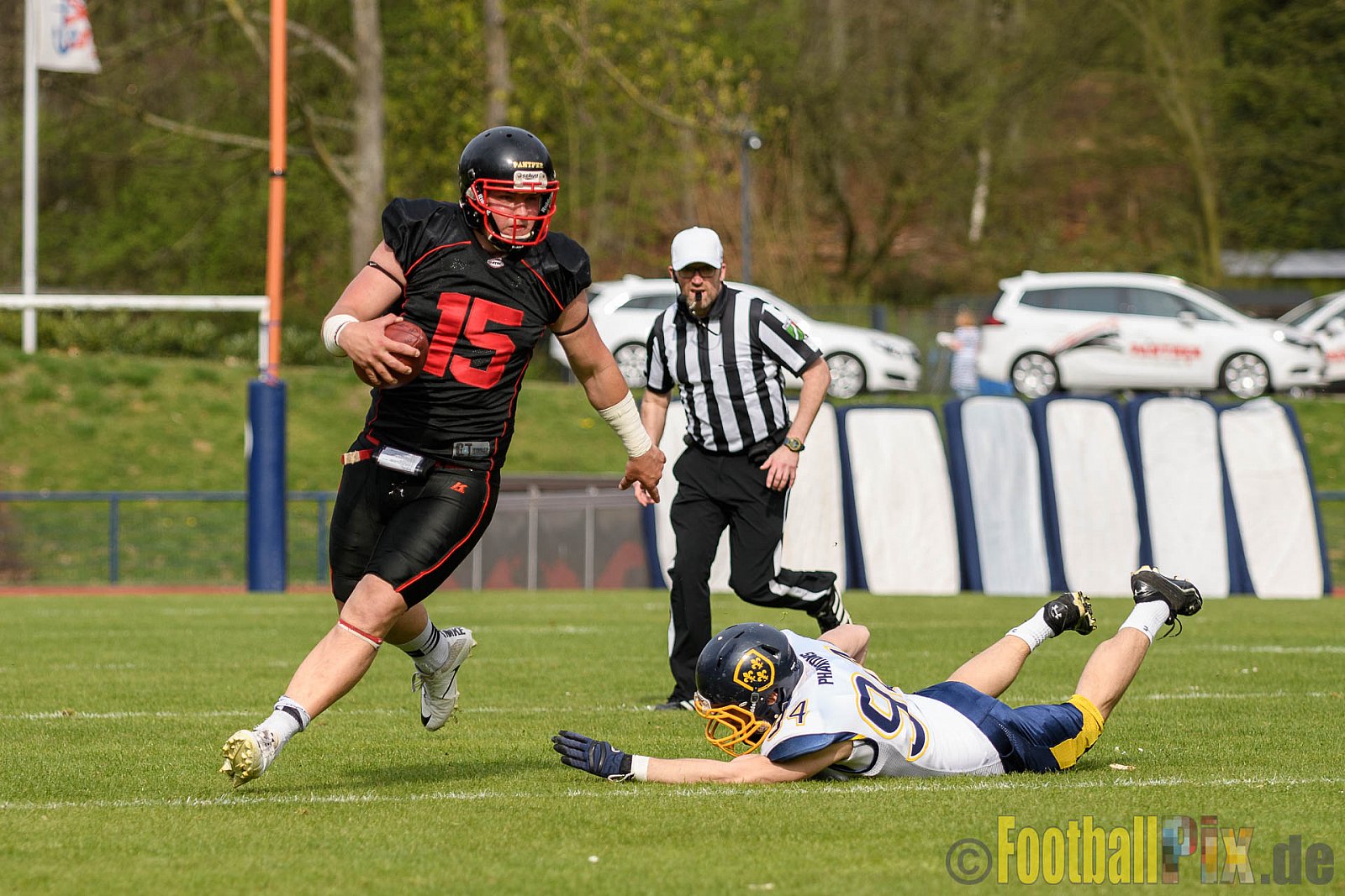 Düsseldorf Panther vs. Wiesbaden Phantoms - 01.04.2017 Freundschaftsspiel Düsseldorf Panther vs. Wiesbaden Phantoms (21:08)