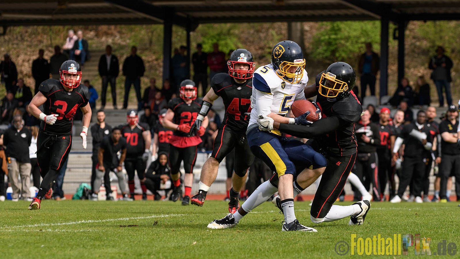 Düsseldorf Panther vs. Wiesbaden Phantoms - 01.04.2017 Freundschaftsspiel Düsseldorf Panther vs. Wiesbaden Phantoms (21:08)