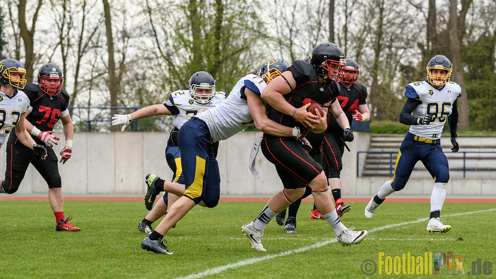 Düsseldorf Panther vs. Wiesbaden Phantoms - 01.04.2017 Freundschaftsspiel Düsseldorf Panther vs. Wiesbaden Phantoms (21:08)