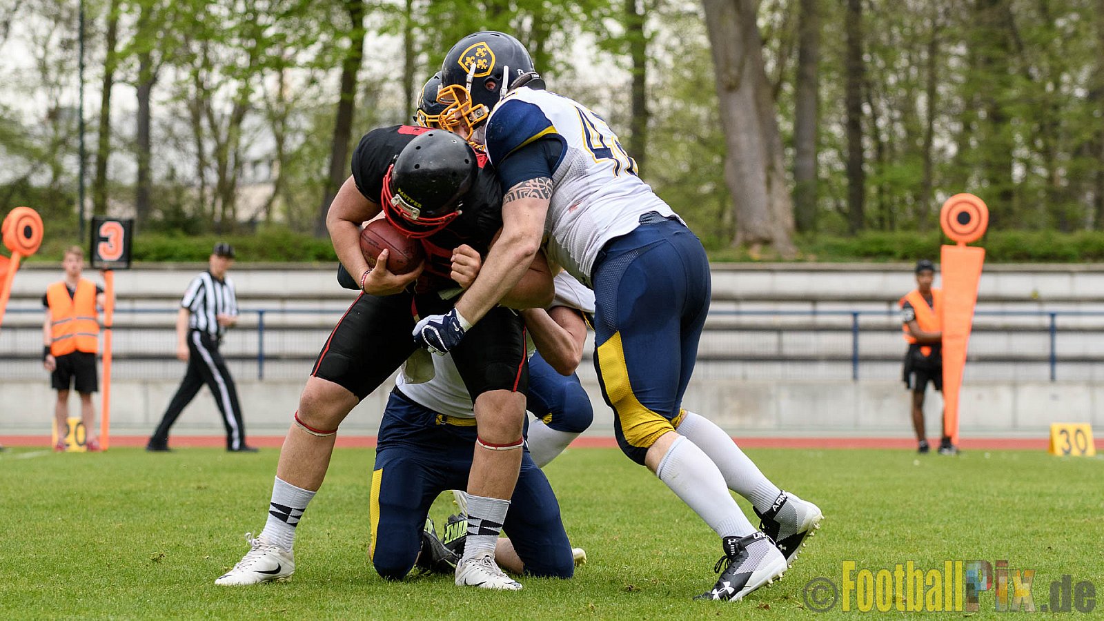 Düsseldorf Panther vs. Wiesbaden Phantoms - 01.04.2017 Freundschaftsspiel Düsseldorf Panther vs. Wiesbaden Phantoms (21:08)