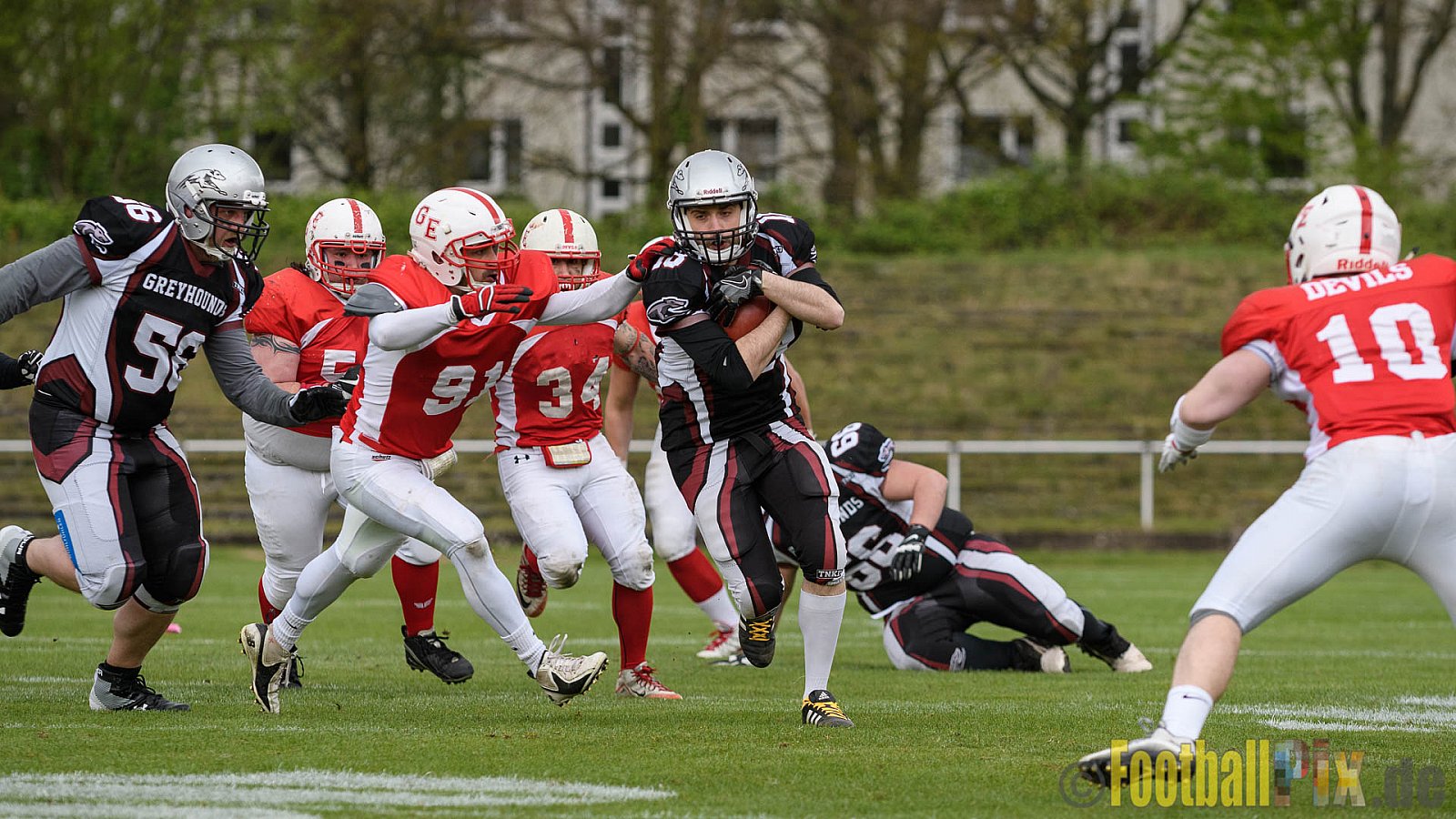 Gelsenkirchen Devils vs. Wuppertal Greyhounds - 15.04.2017 Pre-Season Game: Gelsenkirchen Devils vs. Wuppertal Greyhounds (23:16)