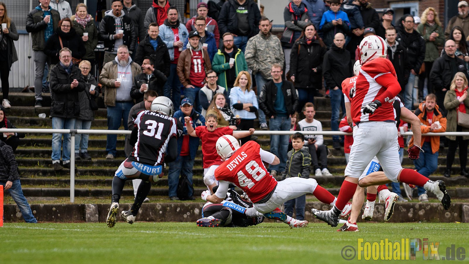Gelsenkirchen Devils vs. Wuppertal Greyhounds - 15.04.2017 Pre-Season Game: Gelsenkirchen Devils vs. Wuppertal Greyhounds (23:16)