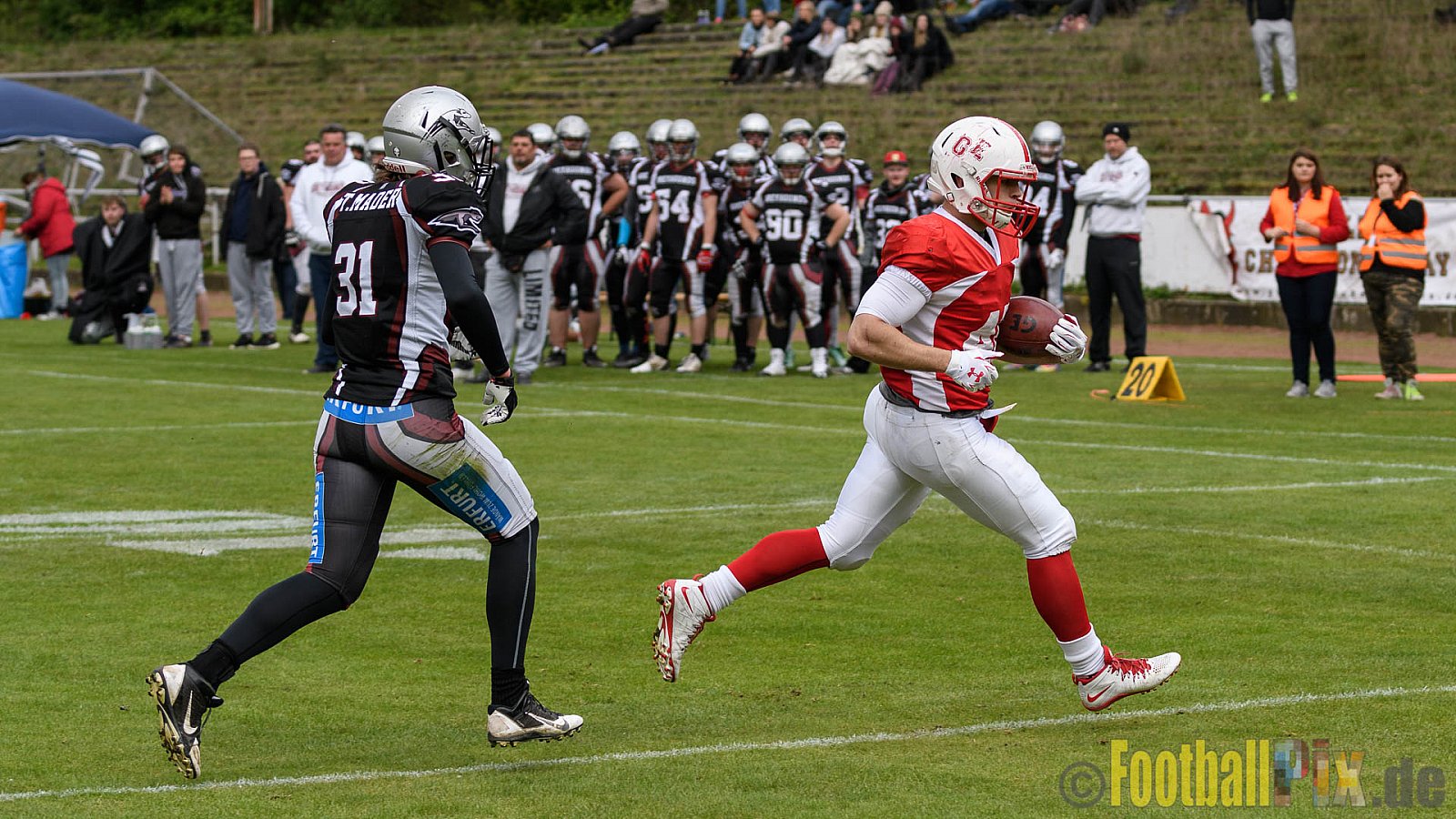 Gelsenkirchen Devils vs. Wuppertal Greyhounds - 15.04.2017 Pre-Season Game: Gelsenkirchen Devils vs. Wuppertal Greyhounds (23:16)