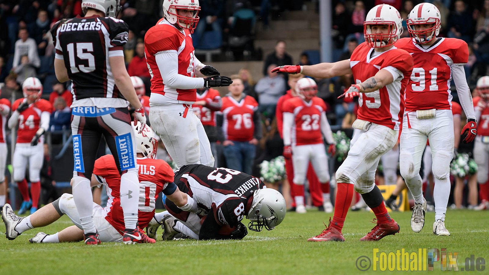 Gelsenkirchen Devils vs. Wuppertal Greyhounds - 15.04.2017 Pre-Season Game: Gelsenkirchen Devils vs. Wuppertal Greyhounds (23:16)