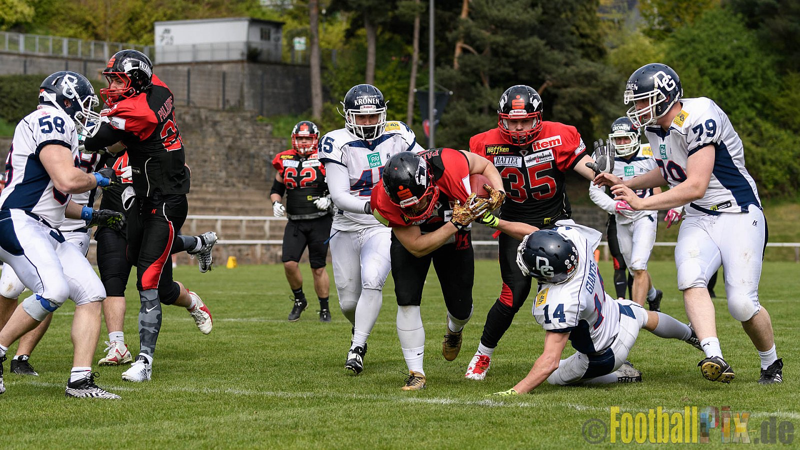 Solingen Paladins vs. Dortmund Giants - 22.04.2017 RL NRW: Solingen Paladins vs. Dortmund Giants (48:0)