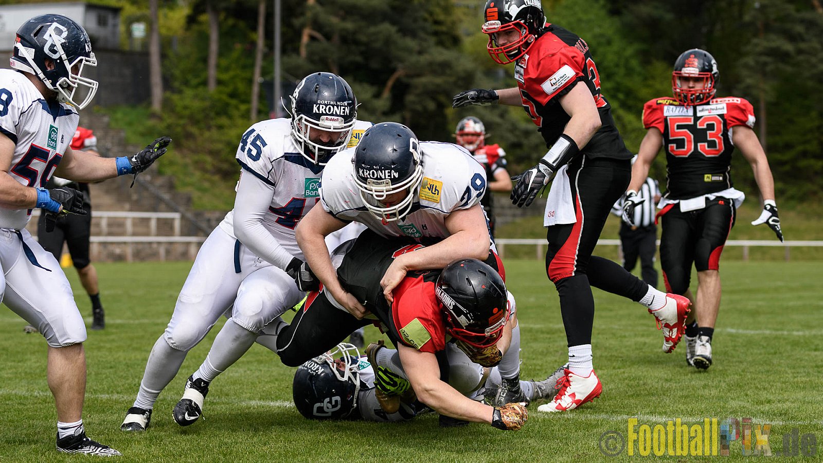 Solingen Paladins vs. Dortmund Giants - 22.04.2017 RL NRW: Solingen Paladins vs. Dortmund Giants (48:0)