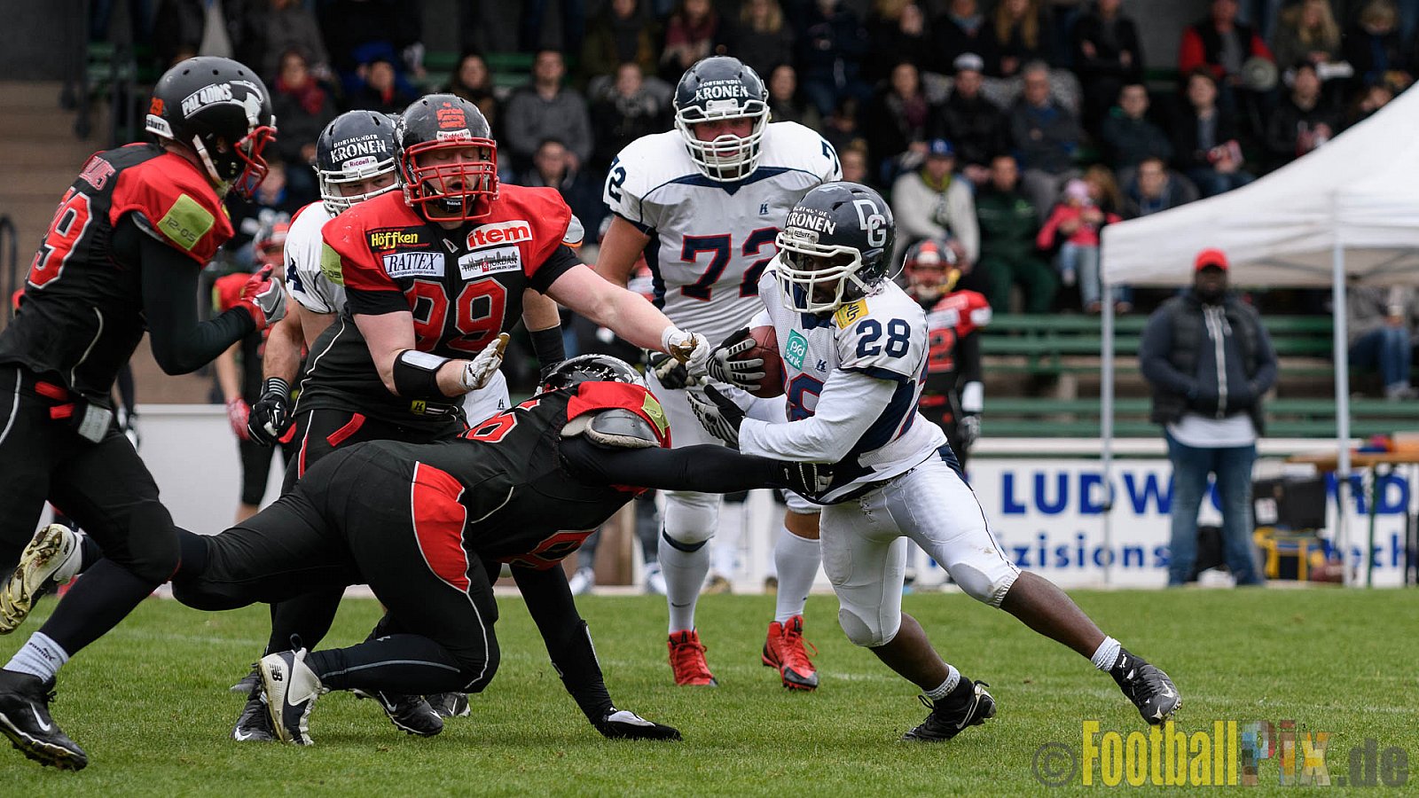 Solingen Paladins vs. Dortmund Giants - 22.04.2017 RL NRW: Solingen Paladins vs. Dortmund Giants (48:0)