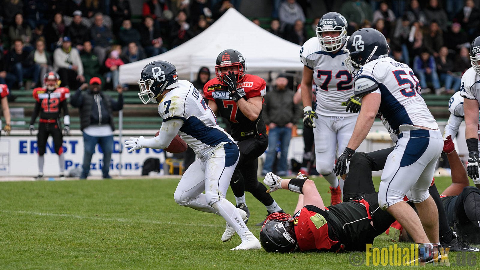 Solingen Paladins vs. Dortmund Giants - 22.04.2017 RL NRW: Solingen Paladins vs. Dortmund Giants (48:0)