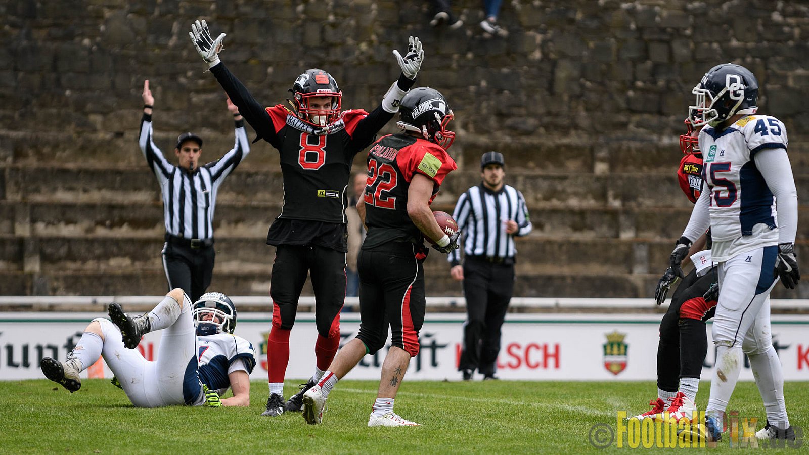 Solingen Paladins vs. Dortmund Giants - 22.04.2017 RL NRW: Solingen Paladins vs. Dortmund Giants (48:0)