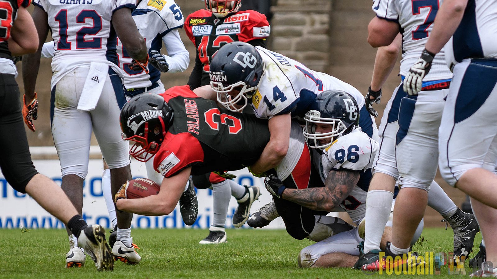 Solingen Paladins vs. Dortmund Giants - 22.04.2017 RL NRW: Solingen Paladins vs. Dortmund Giants (48:0)