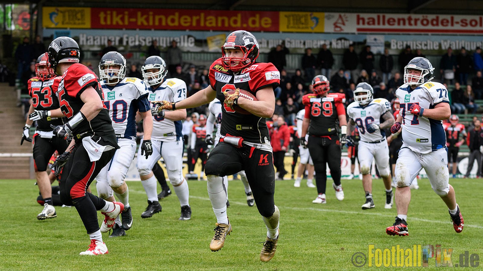 Solingen Paladins vs. Dortmund Giants - 22.04.2017 RL NRW: Solingen Paladins vs. Dortmund Giants (48:0)