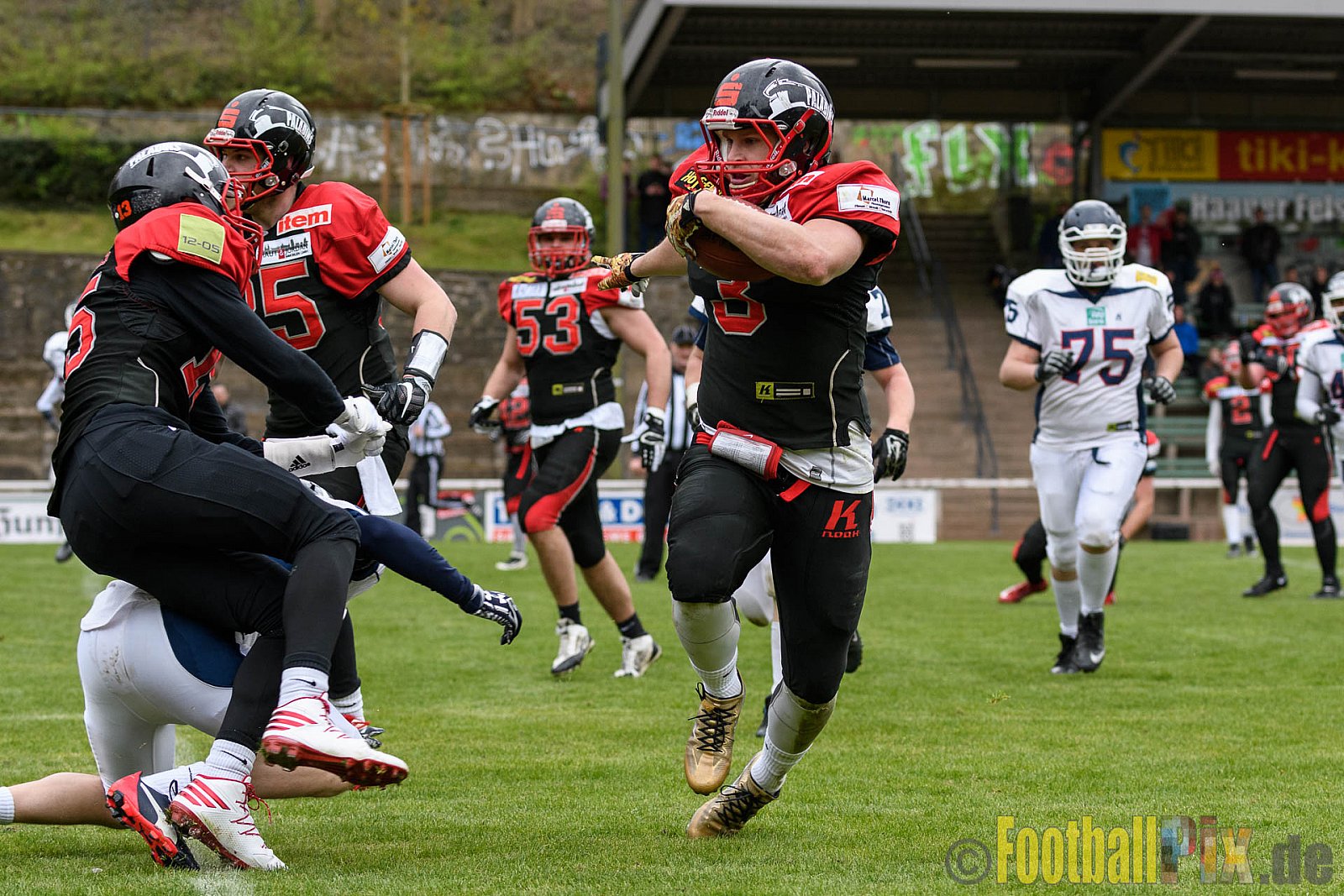 Solingen Paladins vs. Dortmund Giants - 22.04.2017 RL NRW: Solingen Paladins vs. Dortmund Giants (48:0)