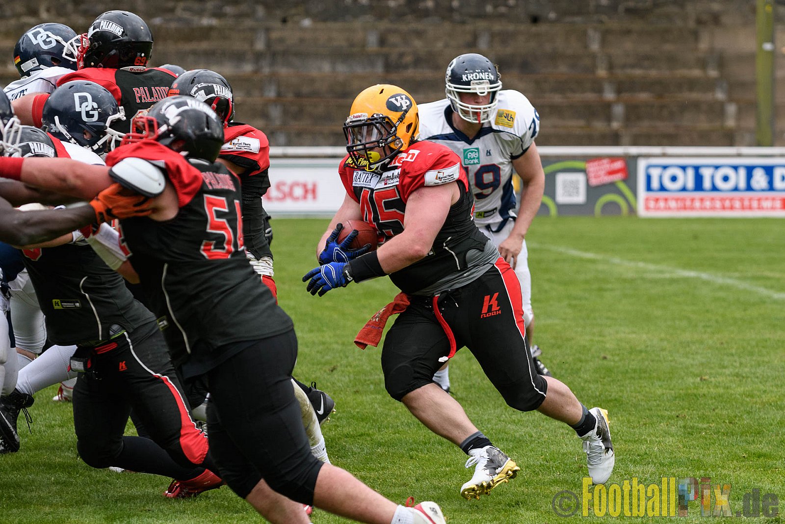 Solingen Paladins vs. Dortmund Giants - 22.04.2017 RL NRW: Solingen Paladins vs. Dortmund Giants (48:0)