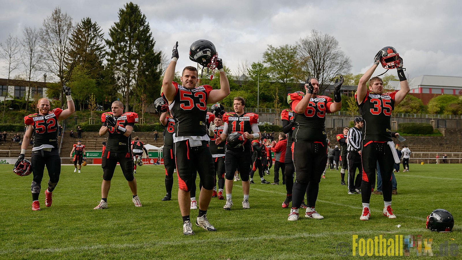 Solingen Paladins vs. Dortmund Giants - 22.04.2017 RL NRW: Solingen Paladins vs. Dortmund Giants (48:0)