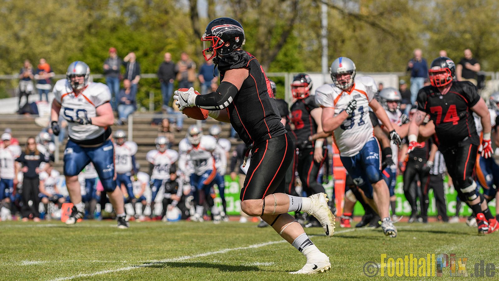 Düsseldorf Panther vs. Rostock Griffins - 29.04.2017 GFL2: Düsseldorf Panther vs. Rostock Griffins (39:14)