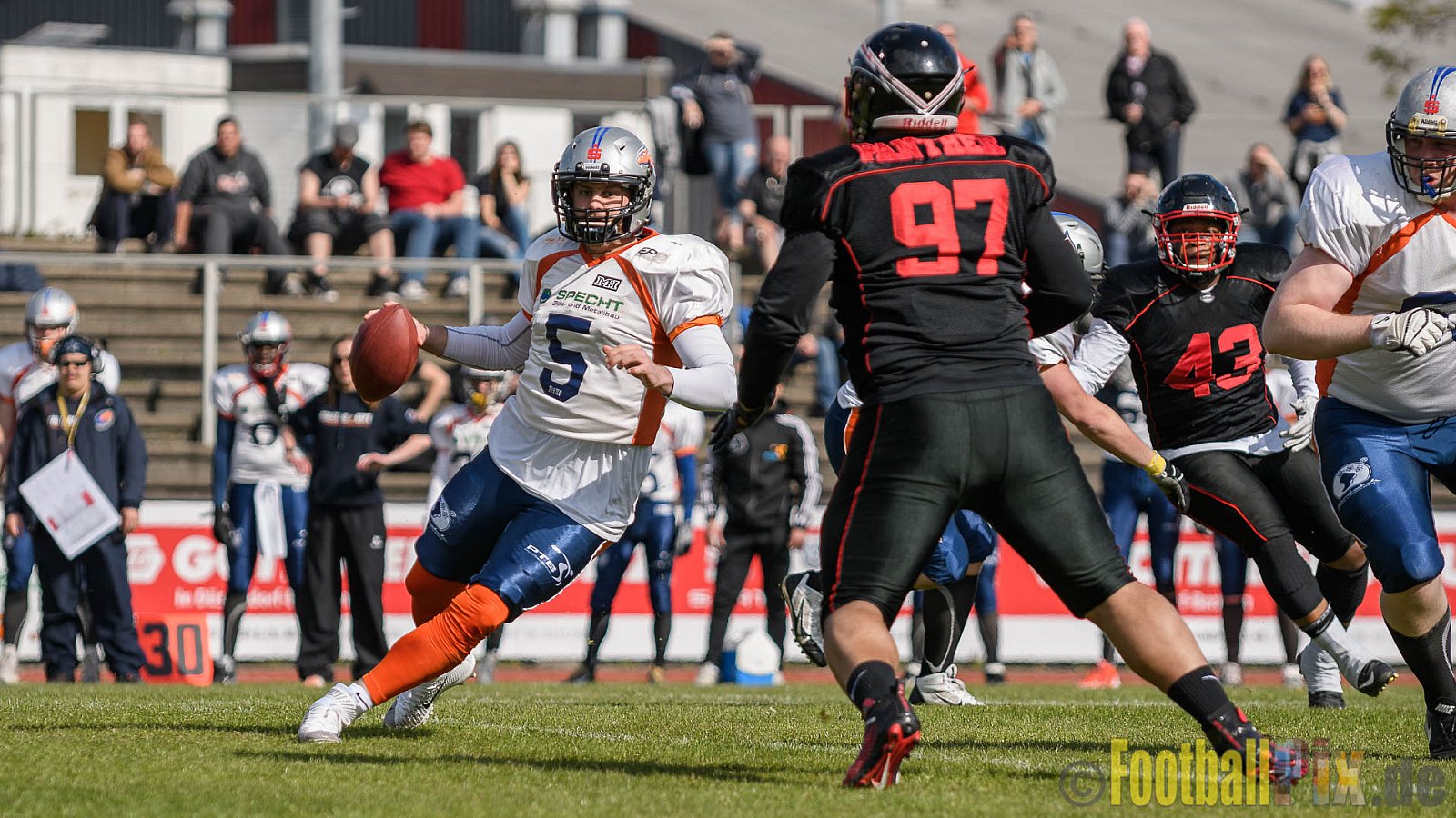 Düsseldorf Panther vs. Rostock Griffins - 29.04.2017 GFL2: Düsseldorf Panther vs. Rostock Griffins (39:14)