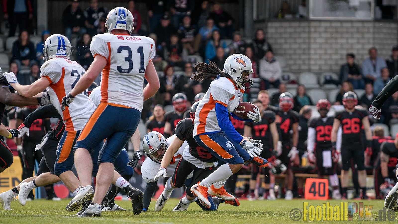 Düsseldorf Panther vs. Rostock Griffins - 29.04.2017 GFL2: Düsseldorf Panther vs. Rostock Griffins (39:14)