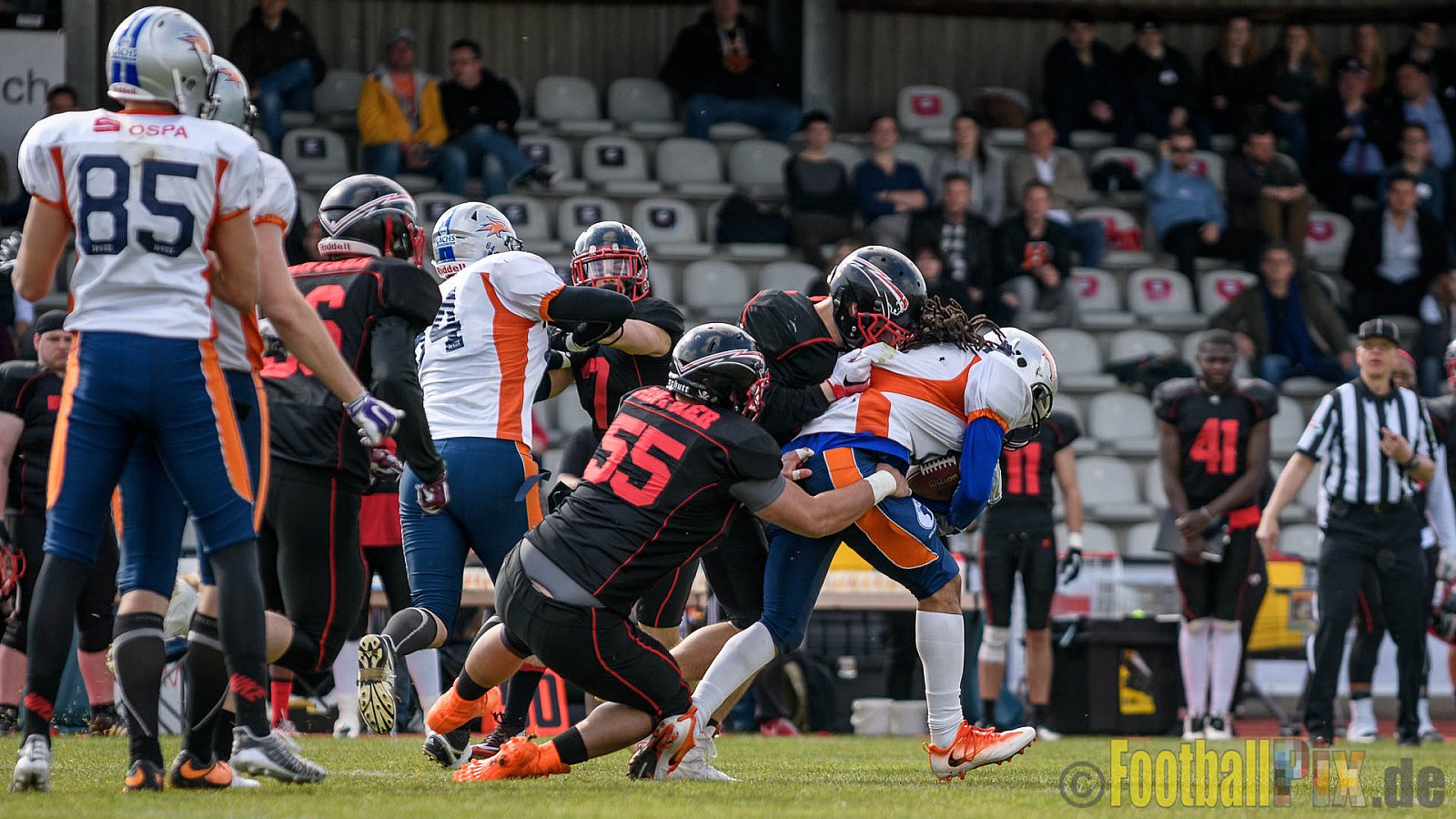 Düsseldorf Panther vs. Rostock Griffins - 29.04.2017 GFL2: Düsseldorf Panther vs. Rostock Griffins (39:14)
