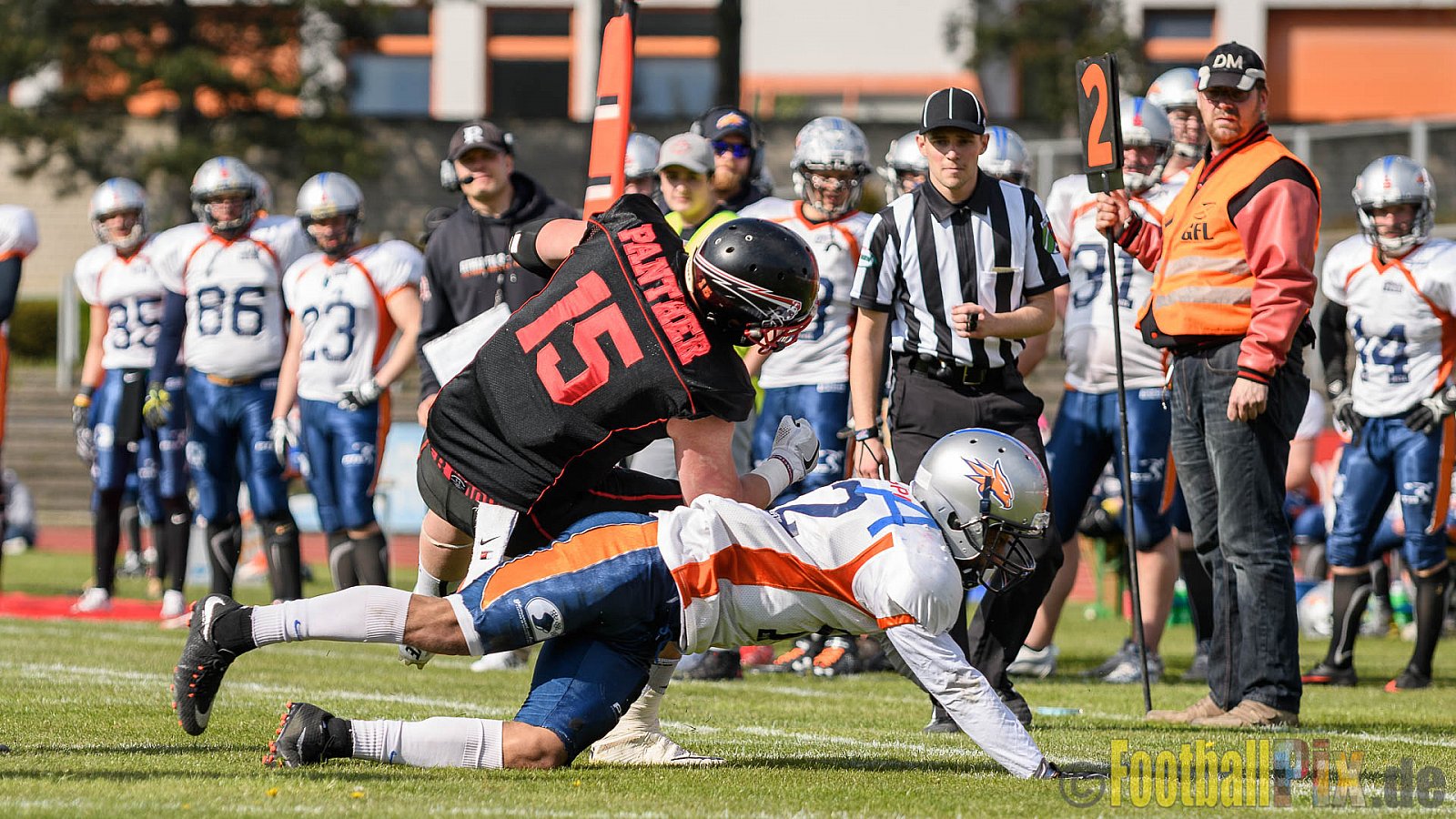 Düsseldorf Panther vs. Rostock Griffins - 29.04.2017 GFL2: Düsseldorf Panther vs. Rostock Griffins (39:14)
