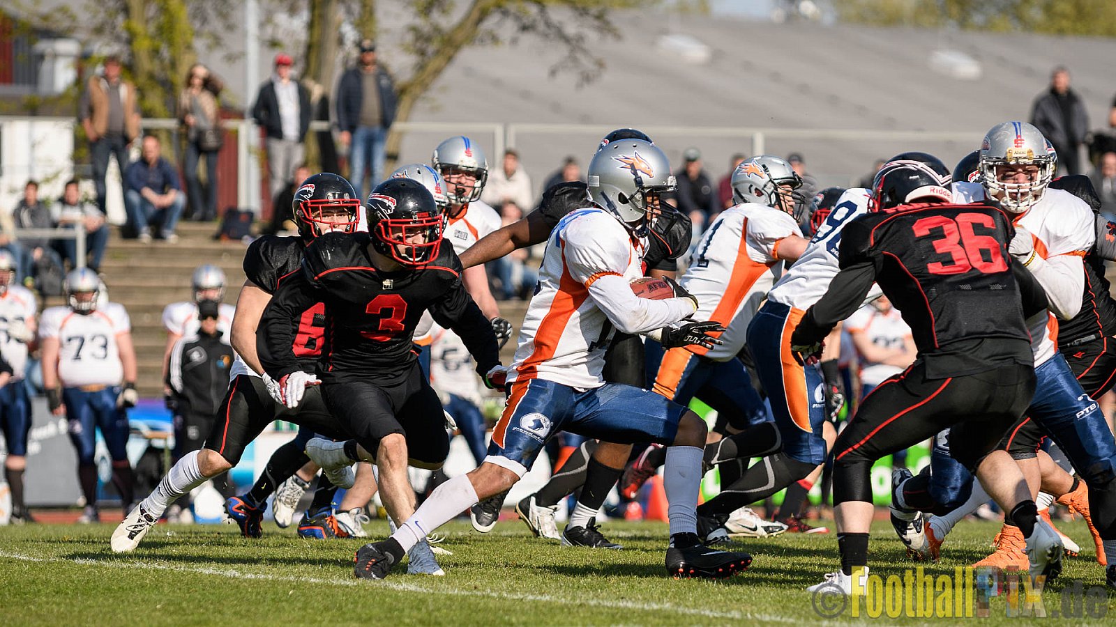 Düsseldorf Panther vs. Rostock Griffins - 29.04.2017 GFL2: Düsseldorf Panther vs. Rostock Griffins (39:14)