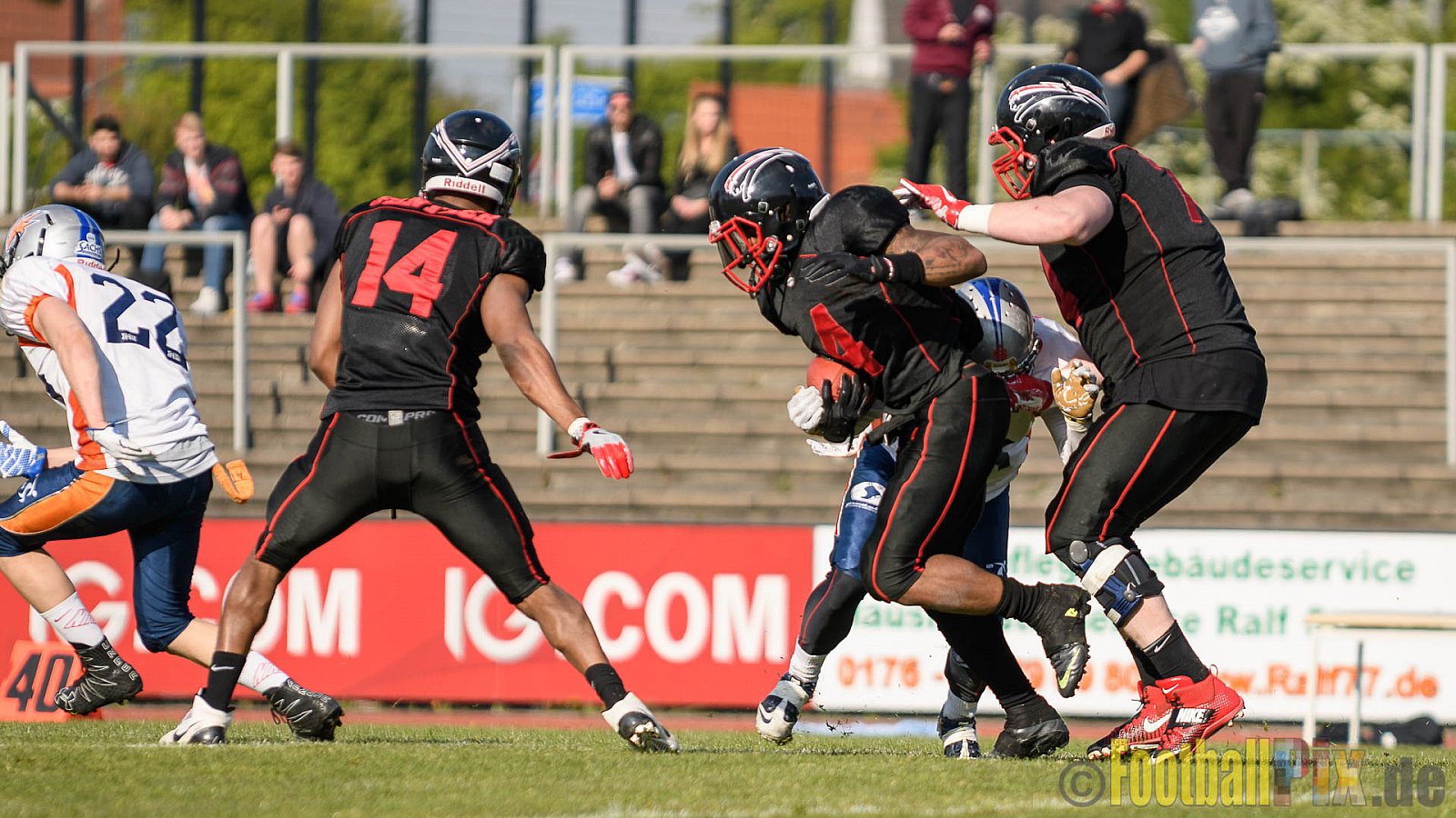 Düsseldorf Panther vs. Rostock Griffins - 29.04.2017 GFL2: Düsseldorf Panther vs. Rostock Griffins (39:14)