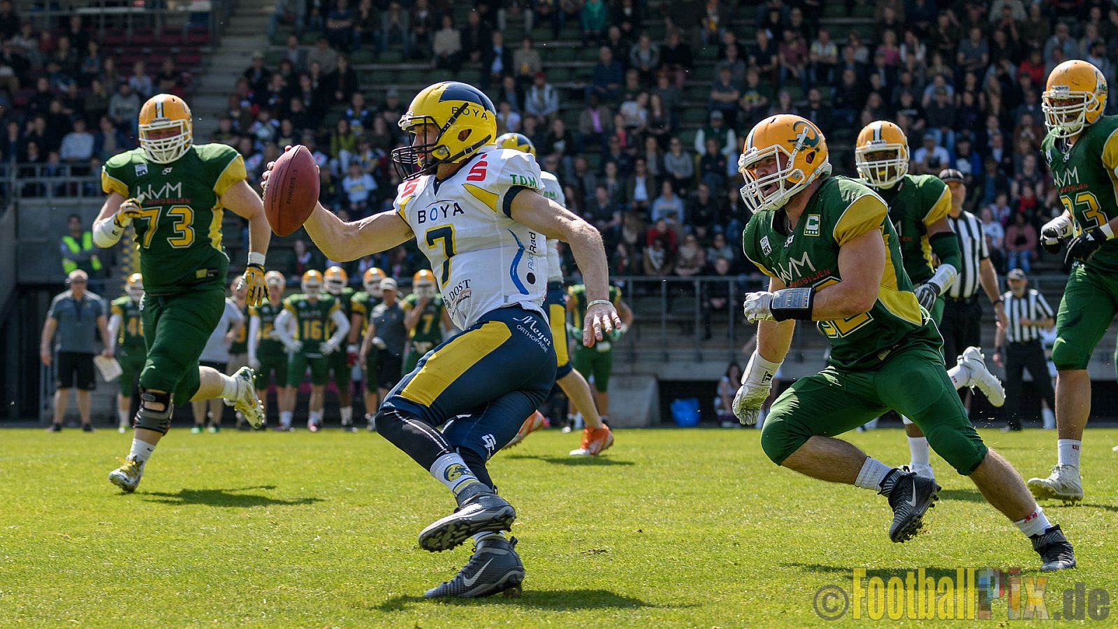Cologne Crocodiles vs. Hildesheim Invaders - 30.04.2017 GFL Nord: Cologne Crocodiles vs. Hildesheim Invaders (41:26)