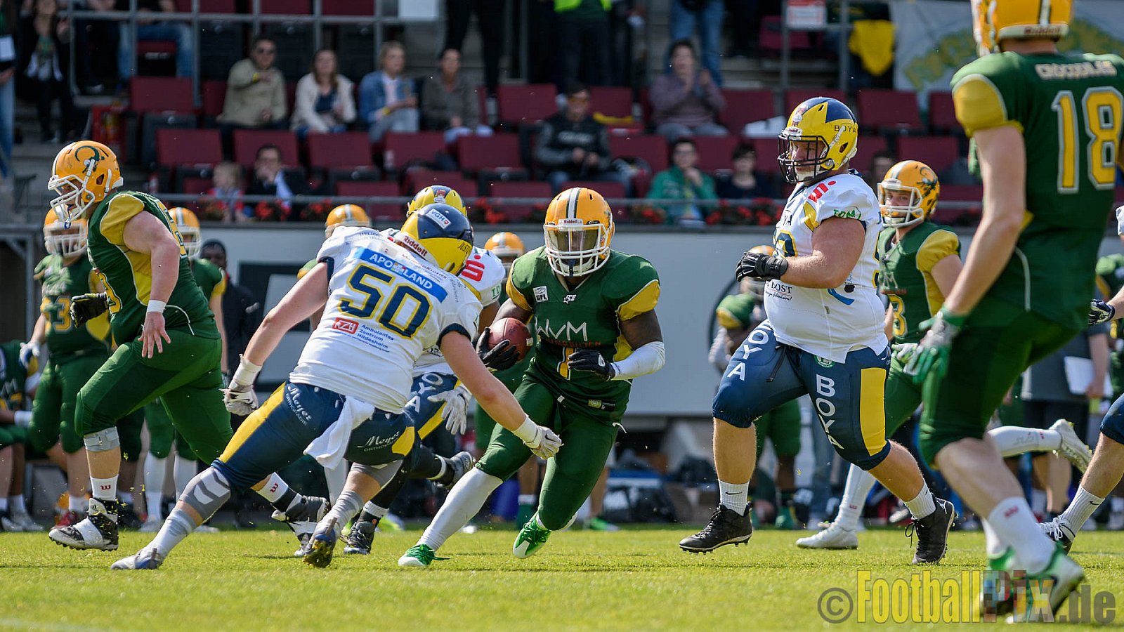 Cologne Crocodiles vs. Hildesheim Invaders - 30.04.2017 GFL Nord: Cologne Crocodiles vs. Hildesheim Invaders (41:26)