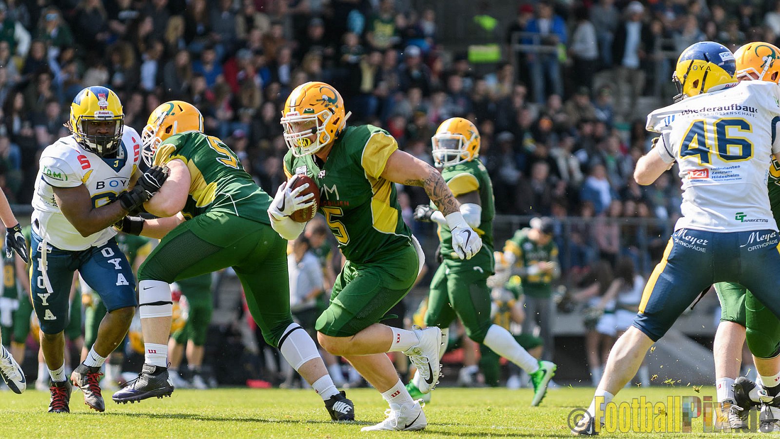 Cologne Crocodiles vs. Hildesheim Invaders - 30.04.2017 GFL Nord: Cologne Crocodiles vs. Hildesheim Invaders (41:26)
