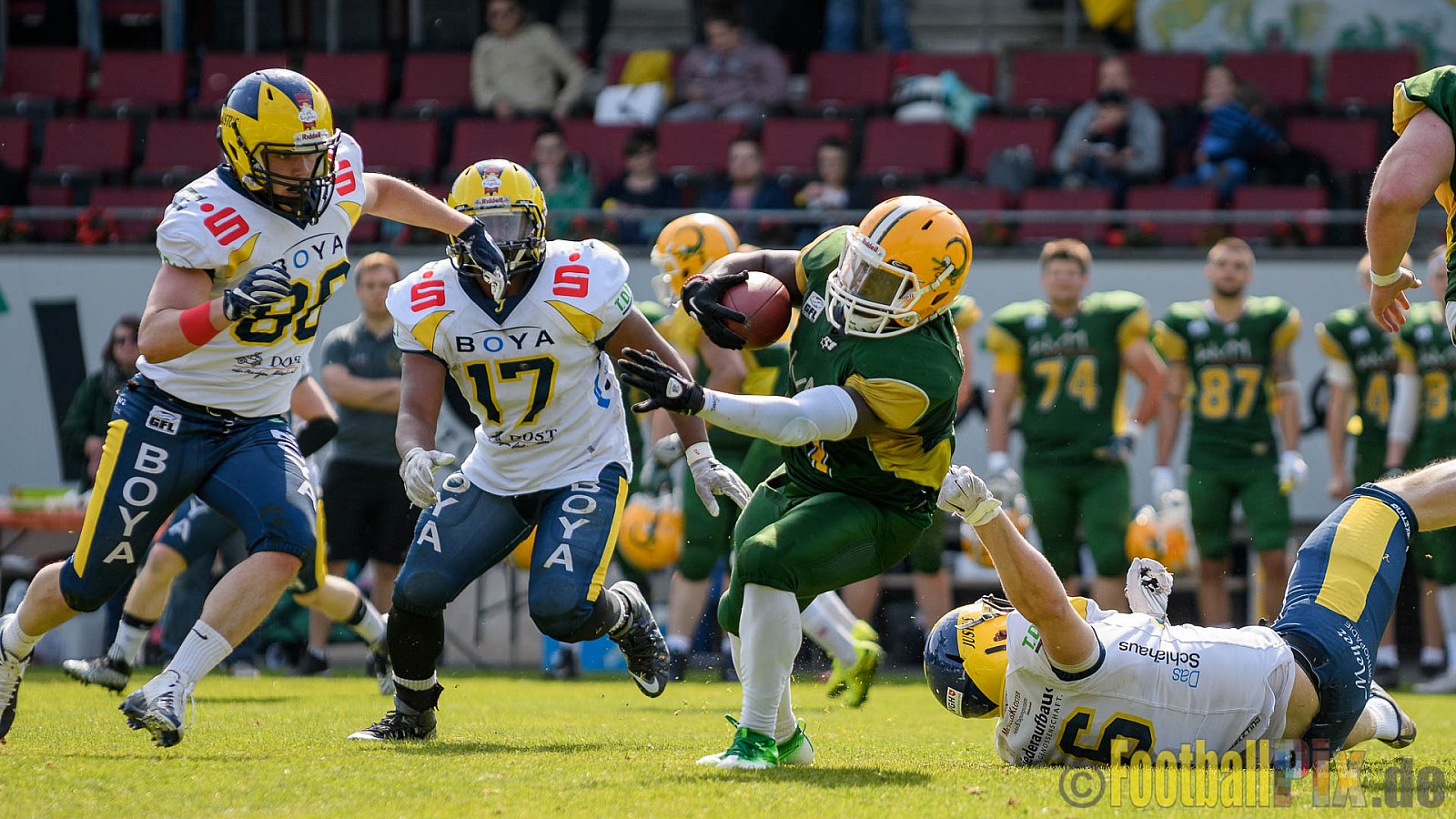 Cologne Crocodiles vs. Hildesheim Invaders - 30.04.2017 GFL Nord: Cologne Crocodiles vs. Hildesheim Invaders (41:26)