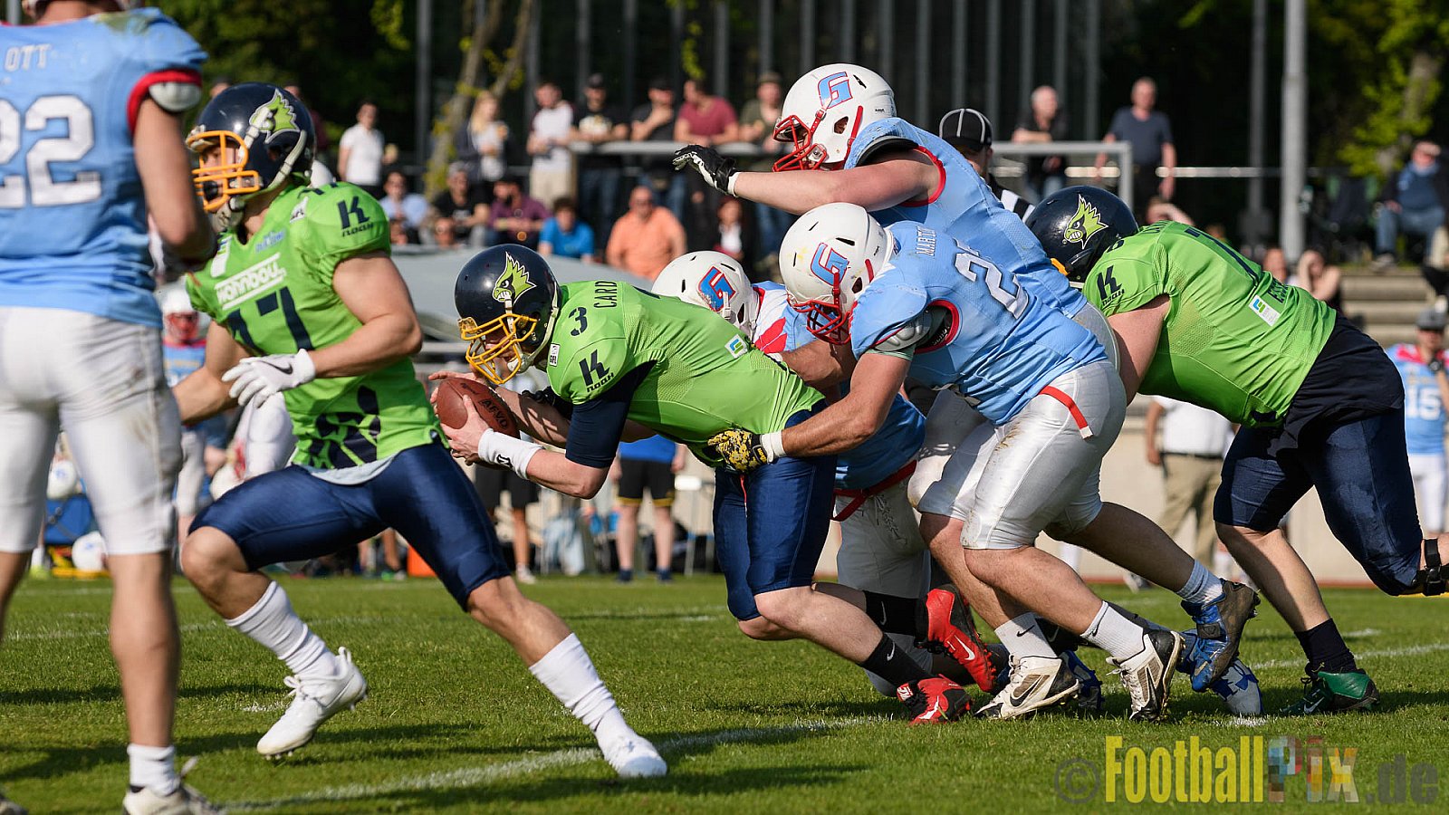 Essen Assindia Cardinals vs. Bonn Gamecocks - 06.05.2017 GFL2: Essen Assindia Cardinals vs. Bonn Gamecocks (35:18)