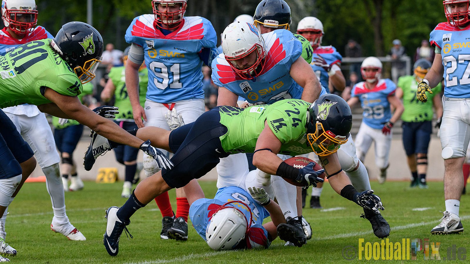 Essen Assindia Cardinals vs. Bonn Gamecocks - 06.05.2017 GFL2: Essen Assindia Cardinals vs. Bonn Gamecocks (35:18)