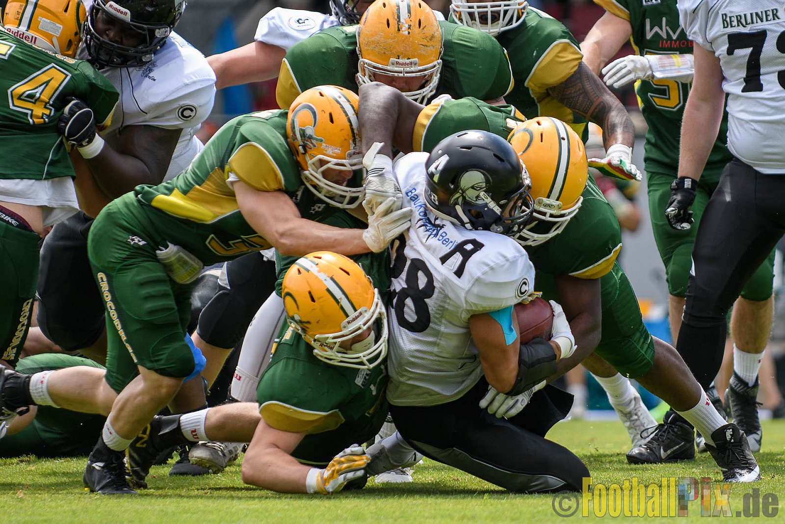 Cologne Crocodiles vs. Berlin Rebels - 11.06.2017 GFL Nord: Cologne Crocodiles vs. Berlin Rebels (34:29)