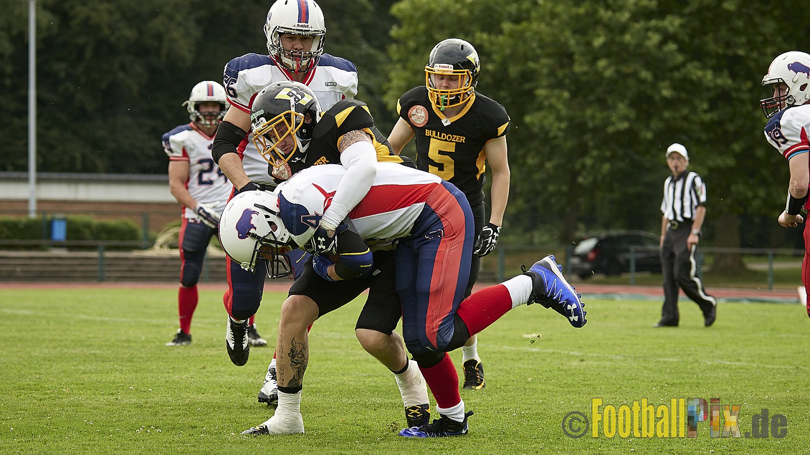 Düsseldorf Bulldozer vs. Kreis Heinsberg Bisons - 17.06.2017 LL NRW: Düsseldorf Bulldozer vs. Kreis Heinsberg Bisons (63:28)