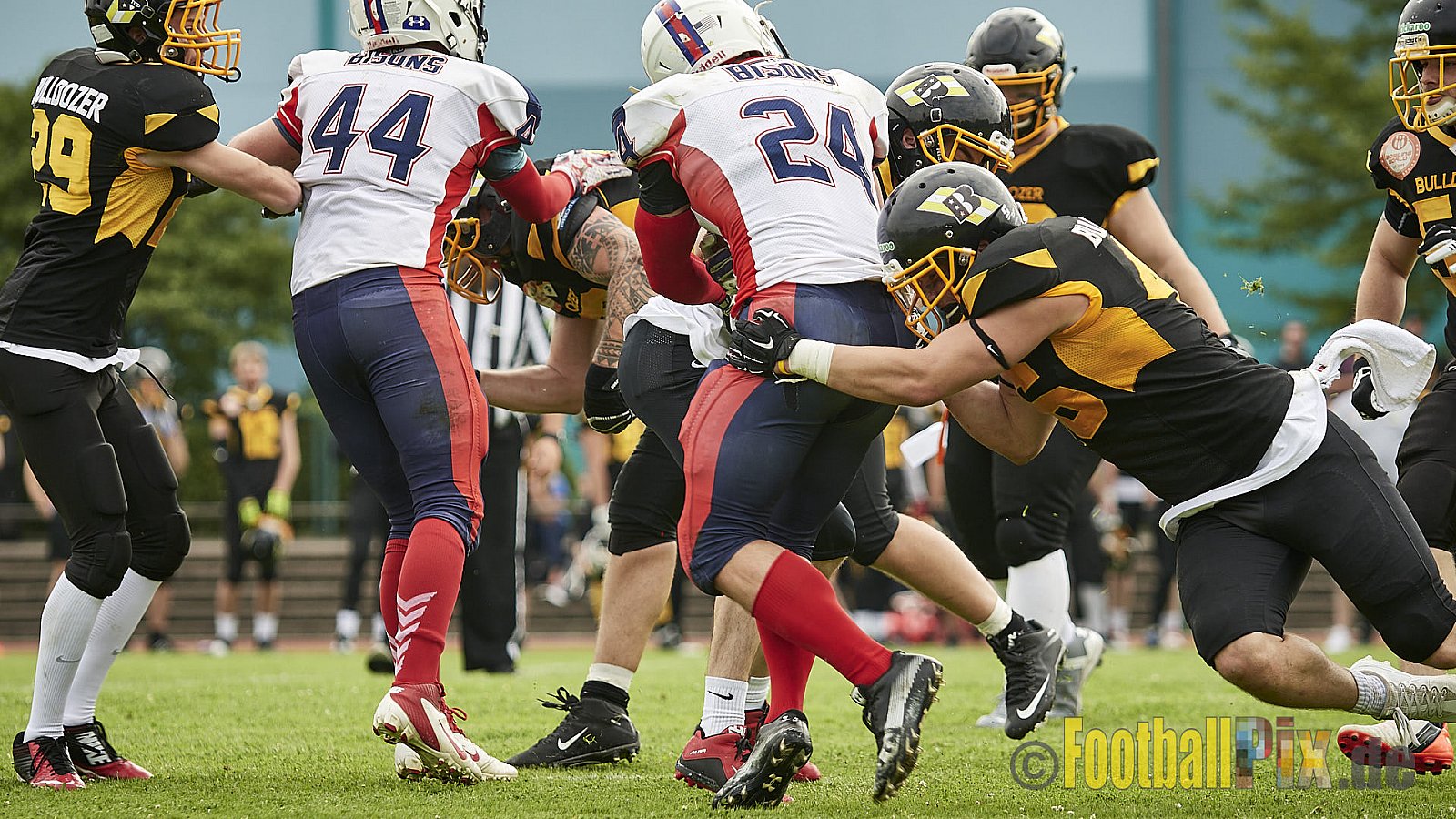 Düsseldorf Bulldozer vs. Kreis Heinsberg Bisons - 17.06.2017 LL NRW: Düsseldorf Bulldozer vs. Kreis Heinsberg Bisons (63:28)