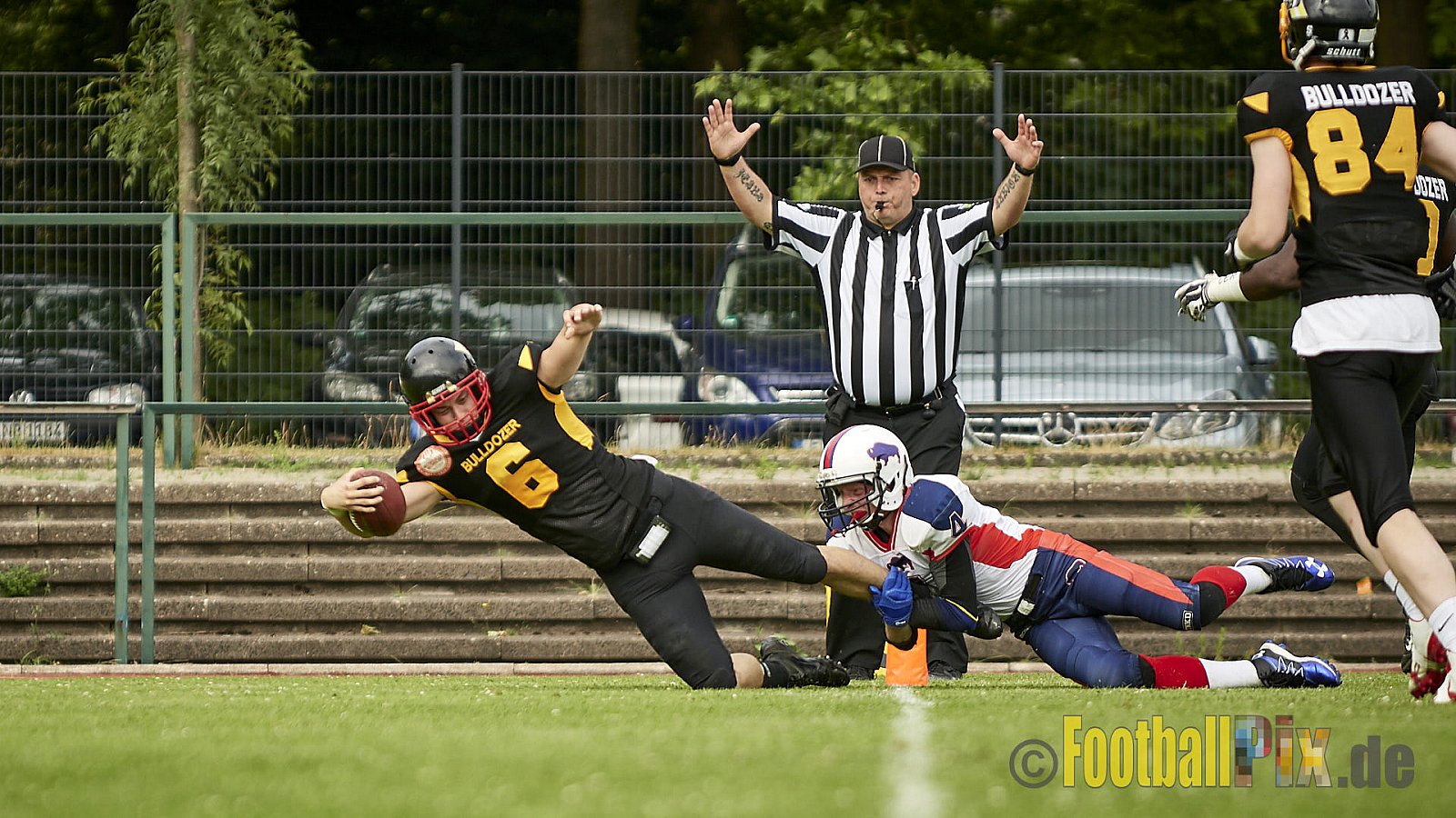 Düsseldorf Bulldozer vs. Kreis Heinsberg Bisons - 17.06.2017 LL NRW: Düsseldorf Bulldozer vs. Kreis Heinsberg Bisons (63:28)