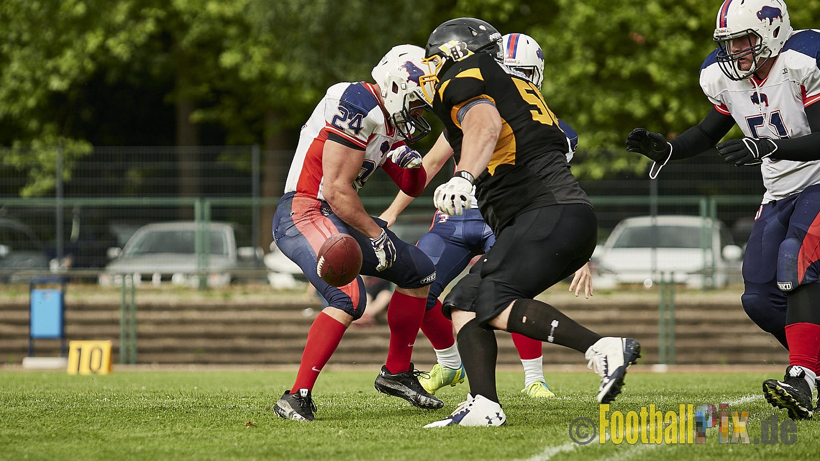 Düsseldorf Bulldozer vs. Kreis Heinsberg Bisons - 17.06.2017 LL NRW: Düsseldorf Bulldozer vs. Kreis Heinsberg Bisons (63:28)