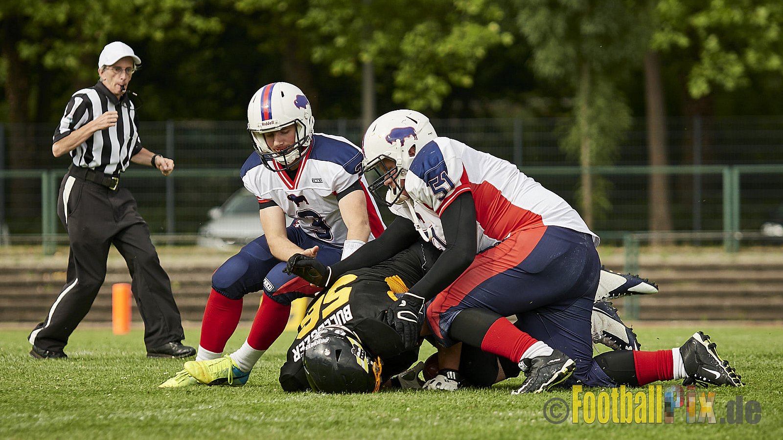 Düsseldorf Bulldozer vs. Kreis Heinsberg Bisons - 17.06.2017 LL NRW: Düsseldorf Bulldozer vs. Kreis Heinsberg Bisons (63:28)