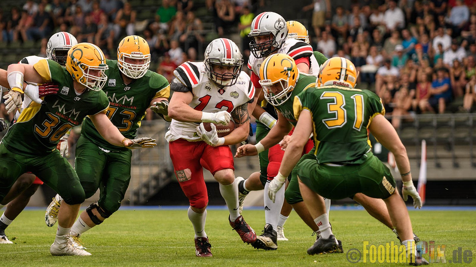 Cologne Crocodiles vs. Hamburg Huskies - 09.07.2017 GFL Nord: Cologne Crocodiles vs. Hamburg Huskies (51:16)