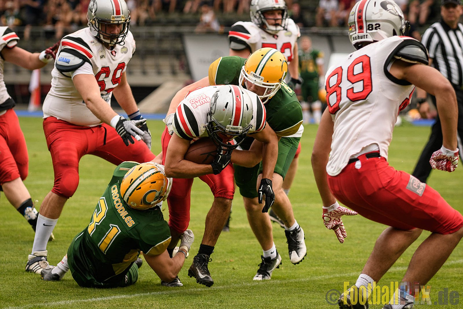 Cologne Crocodiles vs. Hamburg Huskies - 09.07.2017 GFL Nord: Cologne Crocodiles vs. Hamburg Huskies (51:16)