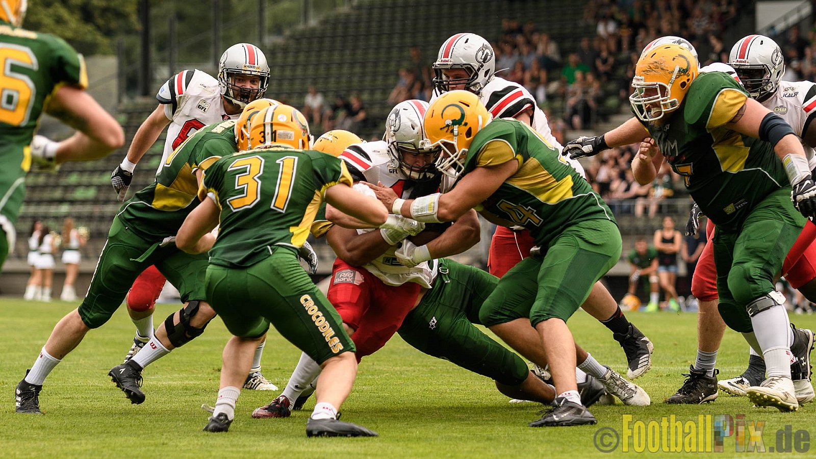 Cologne Crocodiles vs. Hamburg Huskies - 09.07.2017 GFL Nord: Cologne Crocodiles vs. Hamburg Huskies (51:16)