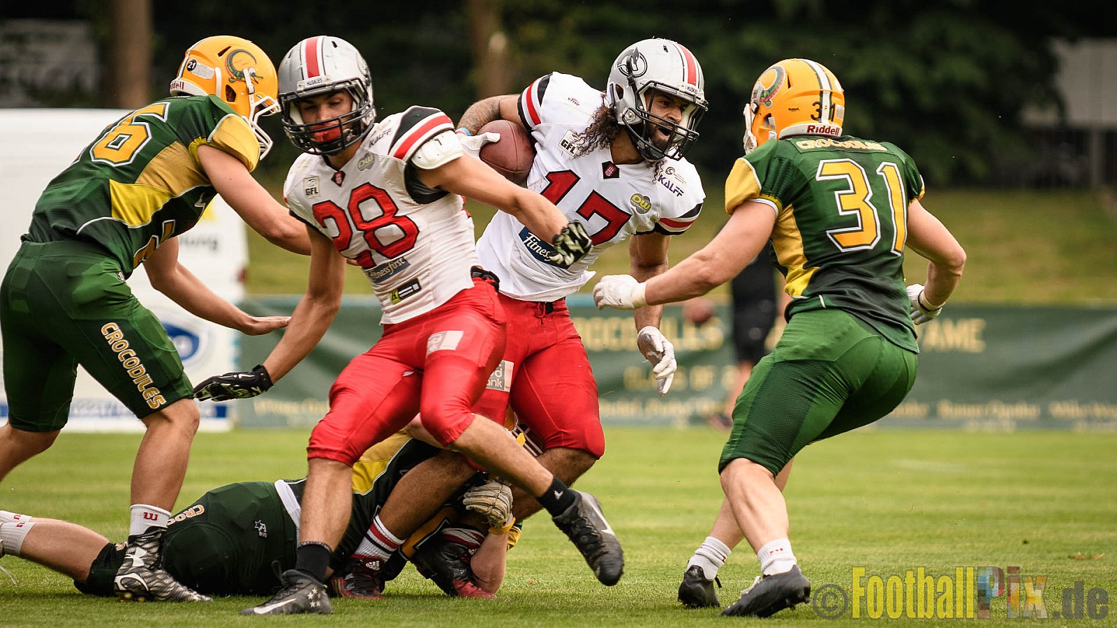 Cologne Crocodiles vs. Hamburg Huskies - 09.07.2017 GFL Nord: Cologne Crocodiles vs. Hamburg Huskies (51:16)