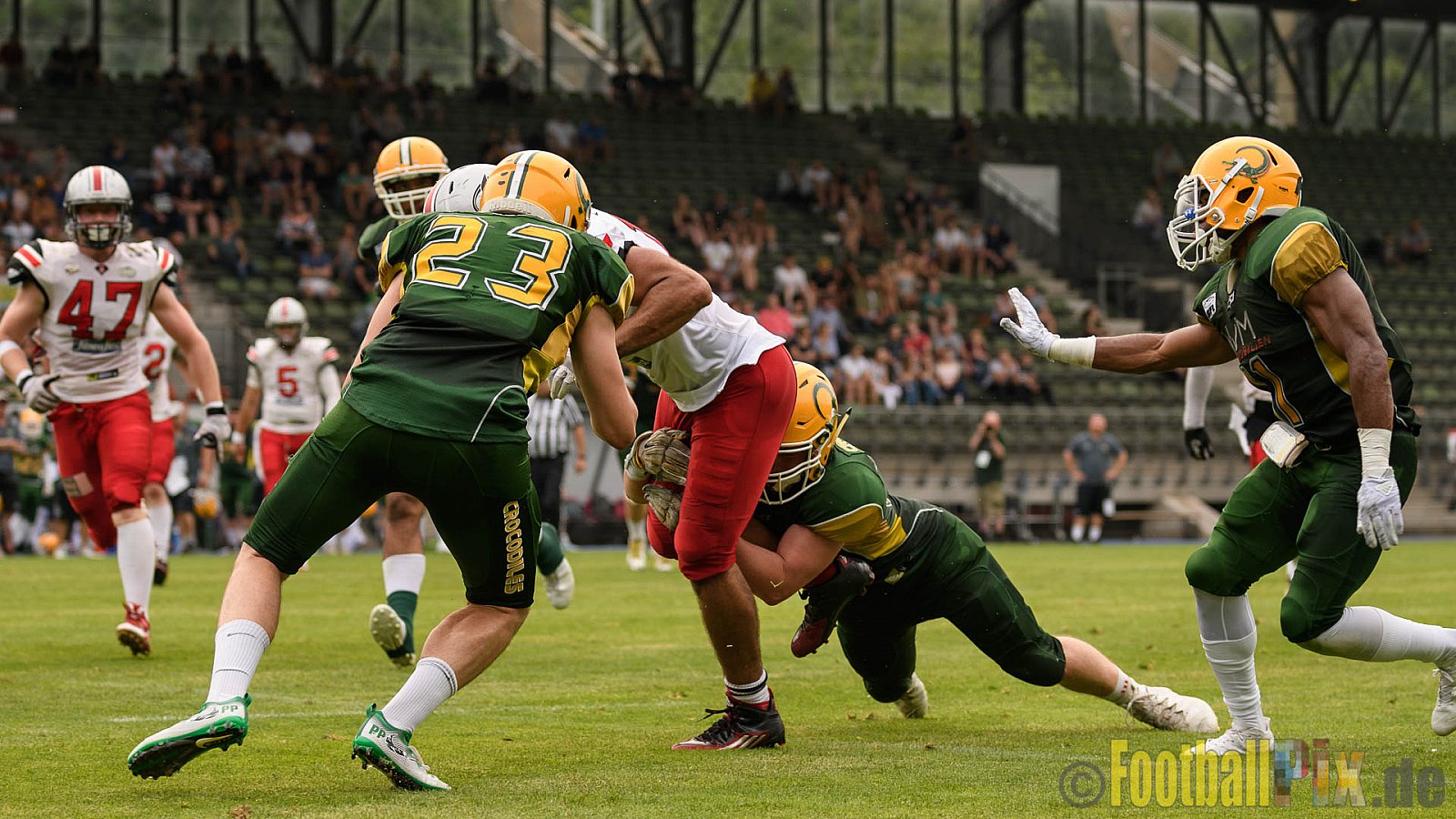 Cologne Crocodiles vs. Hamburg Huskies - 09.07.2017 GFL Nord: Cologne Crocodiles vs. Hamburg Huskies (51:16)