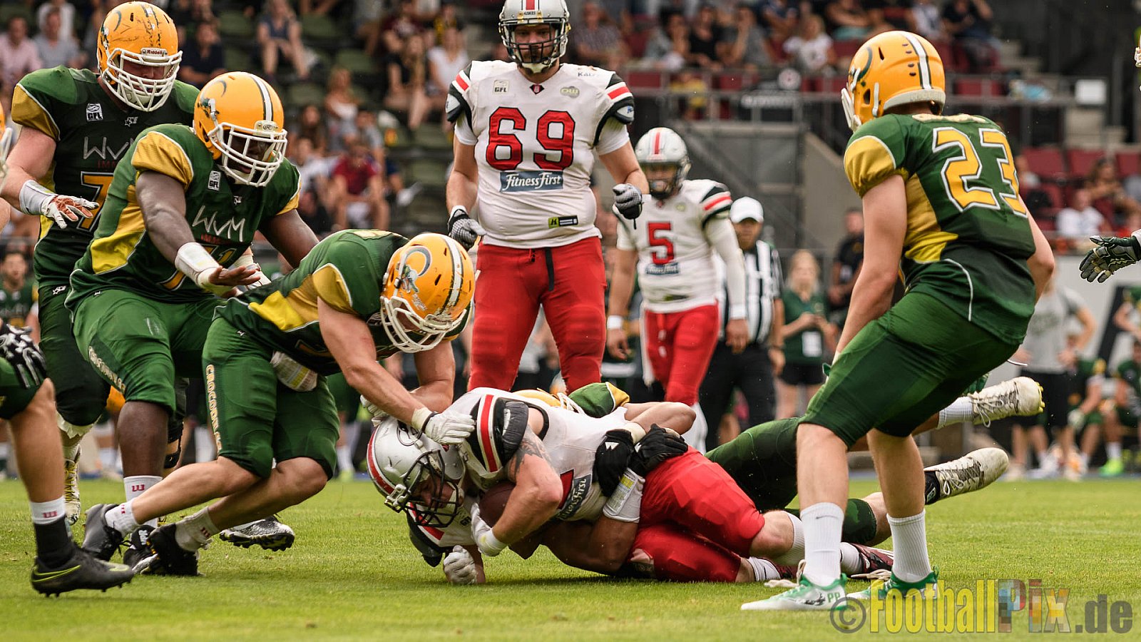 Cologne Crocodiles vs. Hamburg Huskies - 09.07.2017 GFL Nord: Cologne Crocodiles vs. Hamburg Huskies (51:16)