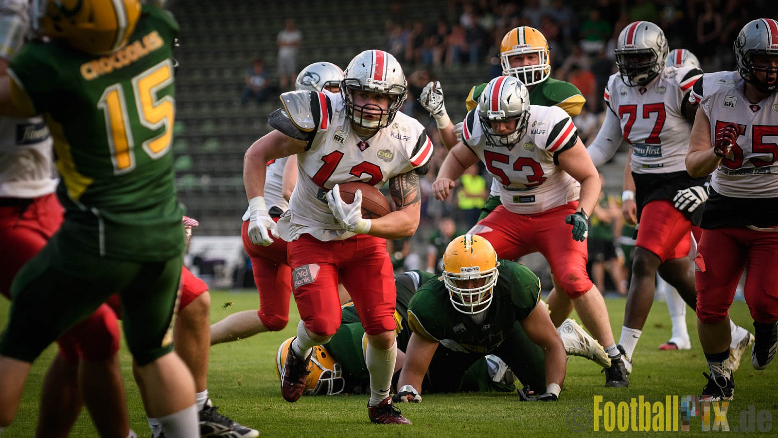Cologne Crocodiles vs. Hamburg Huskies - 09.07.2017 GFL Nord: Cologne Crocodiles vs. Hamburg Huskies (51:16)
