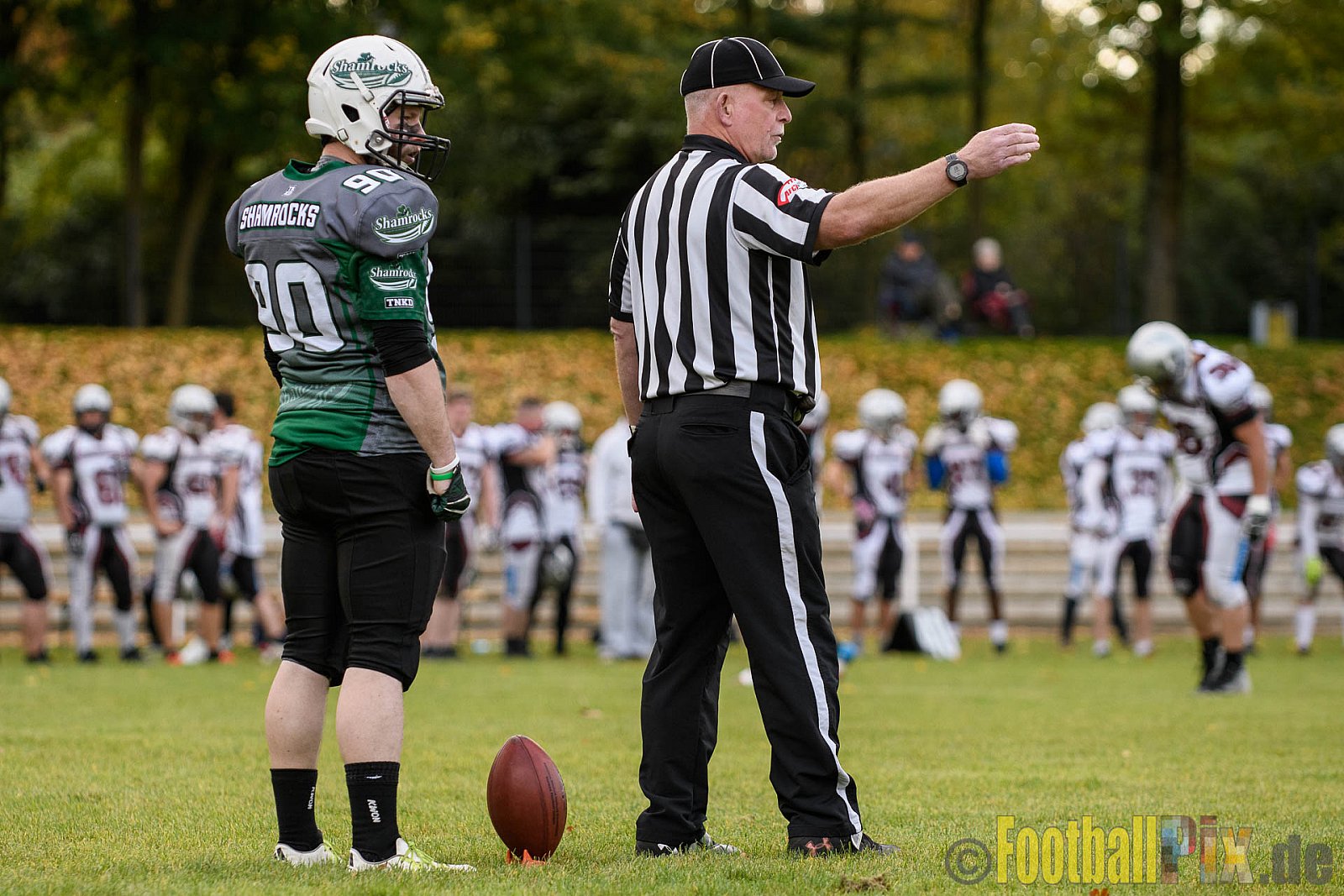 Mülheim Shamrocks vs. Wuppertal Greyhounds - 21.10.2017 VL NRW: Mülheim Shamrocks vs. Wuppertal Greyhounds (0:14)