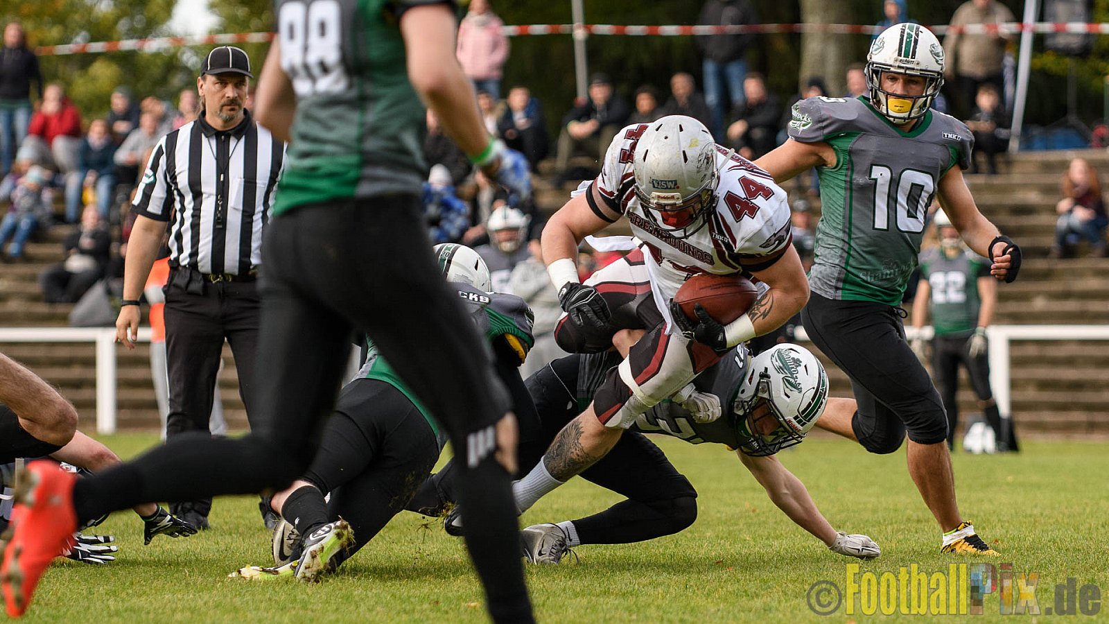 Mülheim Shamrocks vs. Wuppertal Greyhounds - 21.10.2017 VL NRW: Mülheim Shamrocks vs. Wuppertal Greyhounds (0:14)