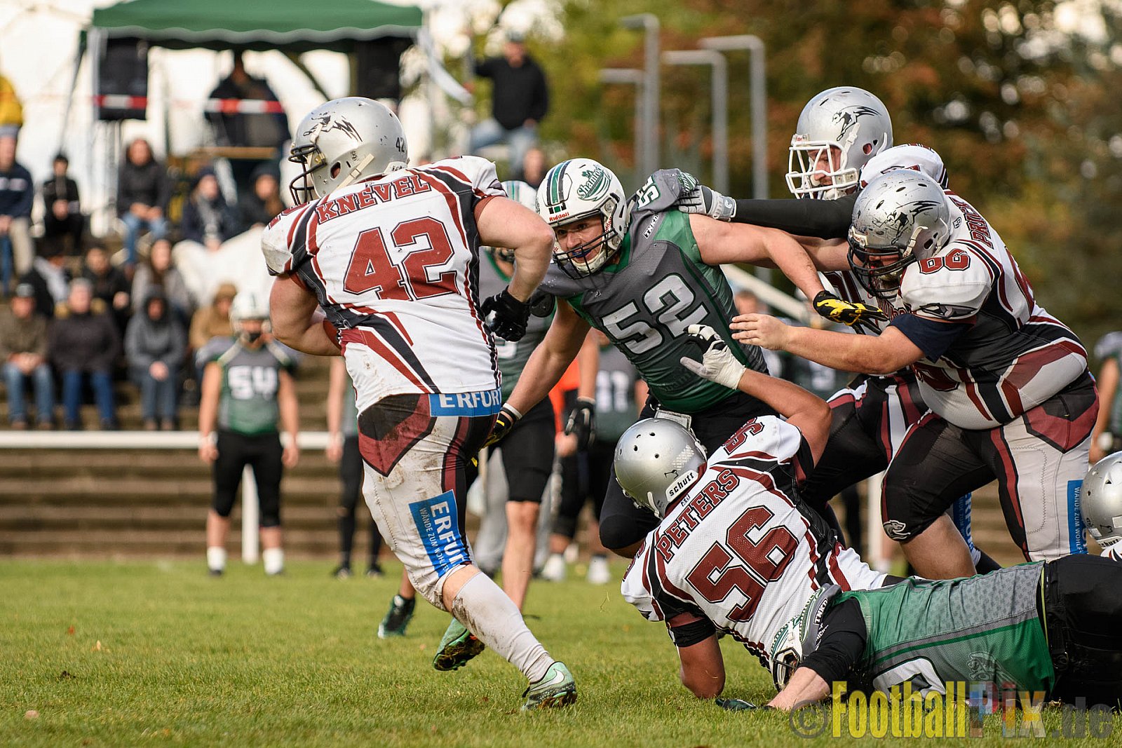 Mülheim Shamrocks vs. Wuppertal Greyhounds - 21.10.2017 VL NRW: Mülheim Shamrocks vs. Wuppertal Greyhounds (0:14)