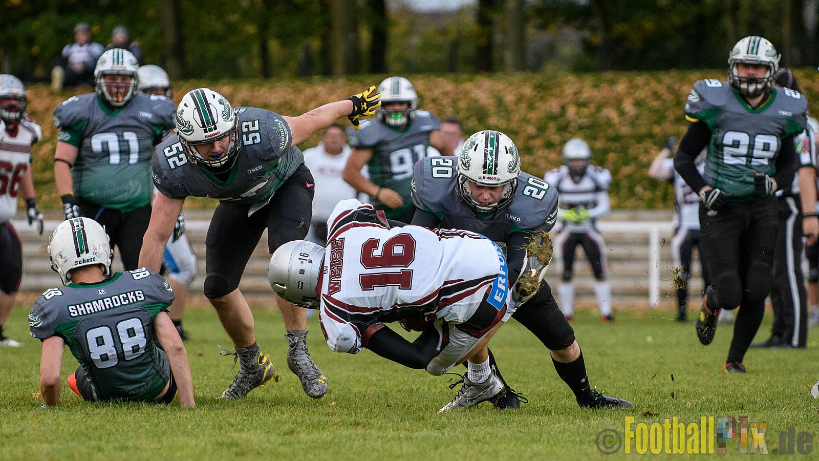 Mülheim Shamrocks vs. Wuppertal Greyhounds - 21.10.2017 VL NRW: Mülheim Shamrocks vs. Wuppertal Greyhounds (0:14)