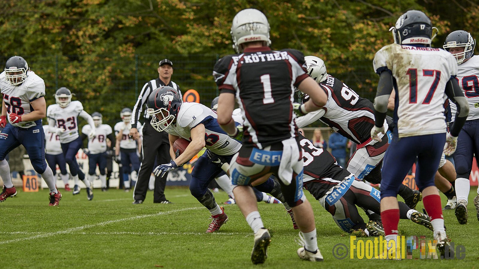 Wuppertal Greyhounds vs. Recklinghausen Chargers - 31.10.2017 VL NRW: Wuppertal Greyhounds vs. Recklinghausen Chargers (8:10)