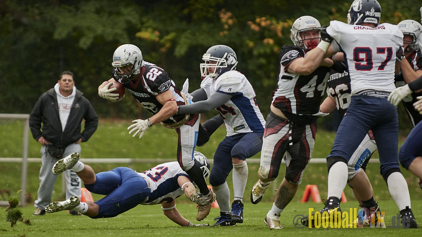 Wuppertal Greyhounds vs. Recklinghausen Chargers - 31.10.2017 VL NRW: Wuppertal Greyhounds vs. Recklinghausen Chargers (8:10)